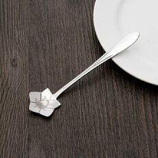 Cucchiaio da caffè creativo da 3 pezzi in acciaio inossidabile per uso domestico, cucchiaio da caffè, stile: cucchiaio di campanula