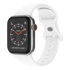 Cinturino in silicone con fibbia a farfalla xDfind per Apple Watch 46 mm / 49 mm / 45 mm / 44 mm (bianco)