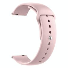 Cinturino per orologio in silicone Pure Color xDfind da 20 mm (rosa sabbia)