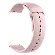 Cinturino per orologio in silicone Pure Color xDfind da 22 mm (rosa sabbia)