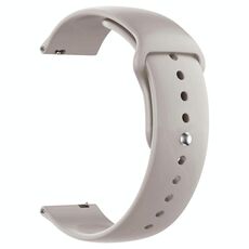 Cinturino per orologio in silicone Pure Color xDfind da 22 mm (grigio)