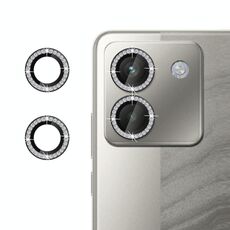 Per Xiaomi Poco M7 Pro 5G Klebol - Protezione per obiettivo fotocamera individuale con anello diamantato (nero)