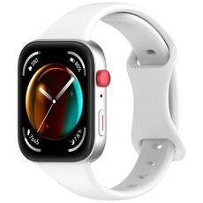 Cinturino in silicone con fibbia a farfalla per Huawei Watch Fit 4 Slim (bianco)