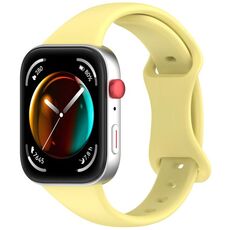 Cinturino in silicone con fibbia a farfalla per Huawei Watch Fit 4 Slim (giallo)