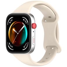 Cinturino in silicone con fibbia a farfalla per Huawei Watch Fit 4 Slim (albicocca chiaro)