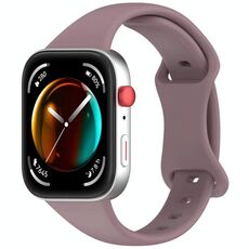 Cinturino in silicone con fibbia a farfalla per Huawei Watch Fit 4 Slim (viola fumo)