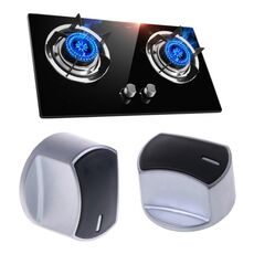 Stufa a gas Manopola Interruttore Pulsante in metallo Maniglia per accendino Accessori per fornelli a gas (8 mm 45 gradi)