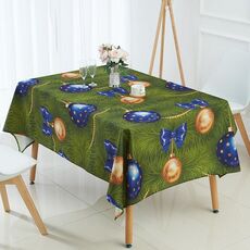 Tovaglia impermeabile in lino crittografato per uso domestico, dimensioni: 100x140 cm (verde)