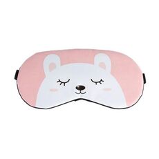 Cartoon Animal Cute Sleep Maschera per gli occhi Copertura per ombretto Massaggio Relax Maschera per gli occhi (Coniglio rosa)
