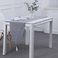 Bandiera da tavolo in lino tovaglietta per il tè in stoffa mobile per TV tavolino da caffè con rivestimento in tessuto, dimensioni: 180x33 cm (albero)