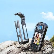 Per Insta360 X5, telaio protettivo in plastica, staffa di espansione magnetica a sgancio rapido per la gabbia della fotocamera