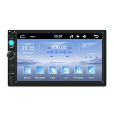 Lettore MP5 cablato CarPlay Dual Butt da 7 pollici con Bluetooth, grande schermo, controllo centrale dell'auto, specifiche: standard