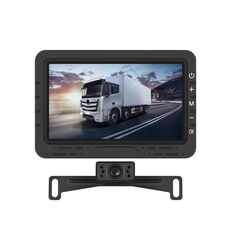 Display digitale wireless HD da 4,3 pollici per retromarcia, controllo centrale dell'auto, tutto in uno, specifiche: con supporto per targa lungo, Nord America