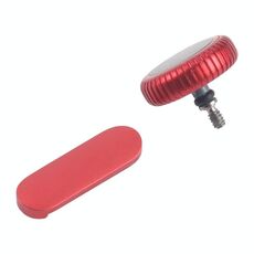 Per Apple Watch Series 9 41mm / 45mm versione GPS, set di dadi per corona e pulsante di accensione (rosso)
