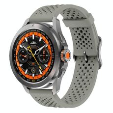 Cinturino in silicone xDfind da 22 mm (grigio titanio)