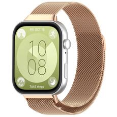 Per Huawei Watch Fit 3 trova il cinturino in metallo milanese (oro rosa)