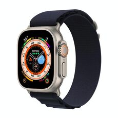 Cinturino xDfind Aline in nylon Loop per Apple Watch da 46 mm / 49 mm / 45 mm (blu notte)