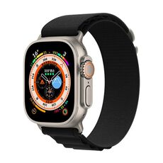 Cinturino per Apple Watch 42mm / 41mm / 40mm / 38mm xDfind Aline Nylon Loop (Nero)