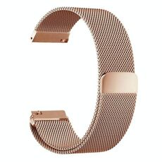 Cinturino per orologio in acciaio inossidabile Milanese xDfind da 20 mm (oro rosa)
