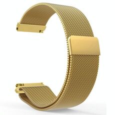 Cinturino per orologio in acciaio inossidabile Milanese xDfind da 22 mm (oro)