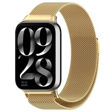 Cinturino in maglia d'acciaio magnetica Milan per Xiaomi Smart Band 9 Pro / 8 Pro xDfind (oro)