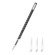 Manico universale per coltello antistatico e non magnetico in fibra di carbonio QianLi TX01