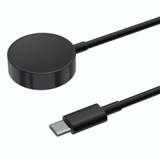 Cavo di ricarica magnetico in lega di alluminio xDfind per Samsung Galaxy Watch 7/6/5, porta: USB-C (nero)