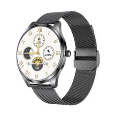 H77 Smart Watch per salute e fitness con schermo AMOLED da 1,43 pollici, impermeabile IP67, supporto per chiamate BT (grigio)
