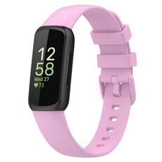 Cinturino in silicone tinta unita per Fitbit Versa 4 / Versa 3 / Sense2 / Sense xDfind, taglia: S (viola)