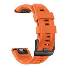 Cinturino per orologio sportivo in silicone Gamin xDfind da 26 mm, colore puro (arancione)