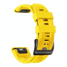 For Gamin 26mm xDfind Silicone Sport Pure Color Watch Band(Yellow)