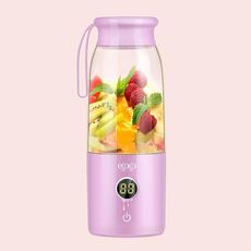 Vitamer USB Mini portatile spremiagrumi frullatore succo di limone spremiagrumi alesatori bottiglia (rosa)
