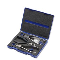 Set di pinze per occhiali professionali in acciaio inossidabile Set di smontaggio senza montatura Kit di strumenti ottici per la riparazione di montature per occhiali