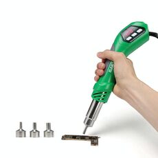 Soffiatore ad aria calda BAKU BA-8034 da 650 W, utensile termico da 100-500 gradi Celsius con 3 ugelli, spina 110 V USA