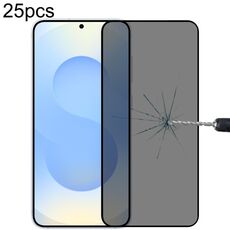 Per Samsung Galaxy S25 5G, 25 pezzi, pellicola in vetro temperato anti-spia a copertura totale, supporta lo sblocco con impronta digitale