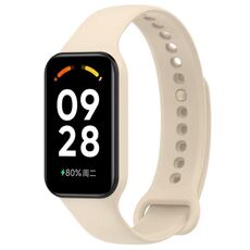 Cinturino integrato in silicone morbido xDfind per Redmi Band 2 / Xiaomi Smart Band 8 Active (bianco sogno)