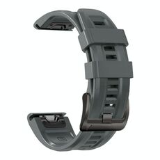 Cinturino per orologio sportivo in silicone Gamin xDfind da 22 mm, colore puro (grigio antracite)