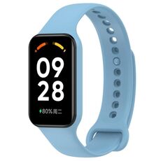 Cinturino integrato in silicone tinta unita per Redmi Watch 2 xDfind (blu cielo)