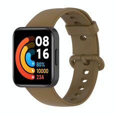 Cinturino integrato in silicone tinta unita xDfind per Redmi Watch 2 (verde)