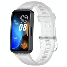 Cinturino per orologio in silicone lucido con bottoni a pressione xDfind per Huawei Band 10/9/8 (Starlight)