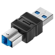 Adattatore USB-B 3.0 per stampante/disco rigido mobile/computer, modello: USB-B maschio a USB maschio