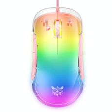 Mouse cablato per giochi e-Sports ONIKUMA CW925 12800 DPI RGB colorato (rosa)