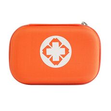43 in 1 EVA Portable Car Home Outdoor Emergency Supplies Kit Survival Rescue Box (arancione)