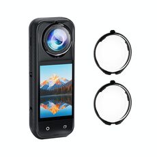 Per Insta360 X5 PULUZ, protezione ottica in vetro temperato rotante per obiettivo (trasparente)