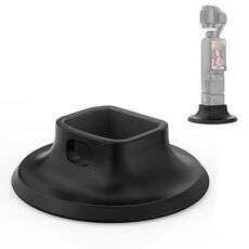 Per DJI Osmo Pocket 3 PULUZ Supporto base da tavolo in silicone adesivo (nero)
