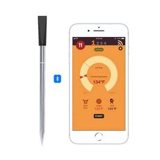 Termometro da forno per alimenti smart Bluetooth wireless da cucina per barbecue