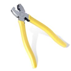 RUITOOL LTQ200 Pinza per strisce in alluminio da 8 pollici Pinza pieghevole per scanalature angolari con copertura diagonale a 90 gradi