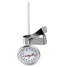 L-BEANS Termometro da caffè fatto a mano in acciaio inossidabile Misuratore della temperatura dell'acqua con sonda per caffè, stile: sonda lunga