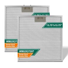 Filtro antigrasso per cappa aspirante WB02X27207, 2 pezzi/confezione, per GE JVX5300BJ1TS / JVX5305DJ2WW / JVX5305DJ3BB