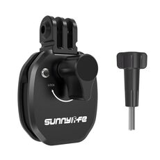 Supporto universale per parabrezza per moto Sunnylife ZJ846 per telecamera sportiva (nero)
